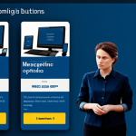 **

"A concerned consumer looking at a website riddled with misleading buttons and confusing options. The layout feels overwhelming and manipulative. Include warning signs and subtle visual cues that suggest deception. Dark blues and greys should dominate the color palette. Fully clothed, appropriate content, safe for work, professional, digital illustration, realistic, perfect anatomy, natural proportions."

**