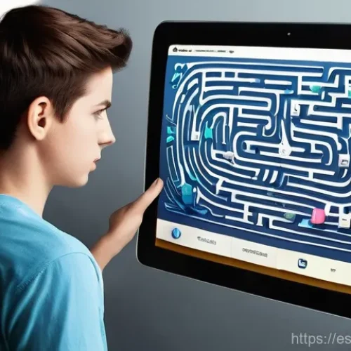 Home 21 다크패턴과 사용자 신뢰 - **Prompt 1: The Labyrinth of Hidden Choices**
"A young adult, perhaps in their early twenties, w...