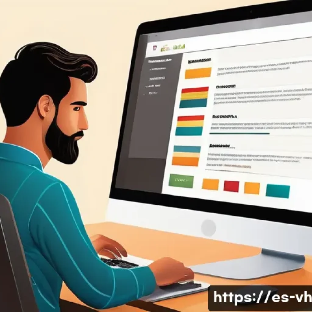 다크패턴 비판을 위한 전략적 접근 - A detailed digital illustration of a Spanish-speaking user navigating a confusing website interface ...