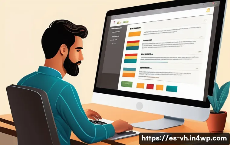 다크패턴 비판을 위한 전략적 접근 - A detailed digital illustration of a Spanish-speaking user navigating a confusing website interface ...